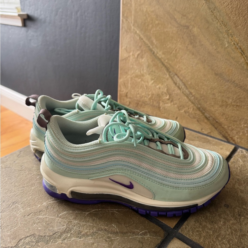 Nike Mint and Purple Air Max Design- size 6.5